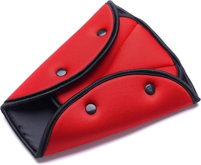 Auto gordel beschermer - Gordelhoes - Autogordel bescherming - Gordelbeschermer - Nekbeschermer kind - Gordelbeschermhoes - Nekkussen / neksteun - Rood