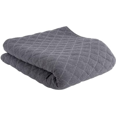 Present Time Deken Diamonds Quilted - Grijs - 170x130cm - Modern