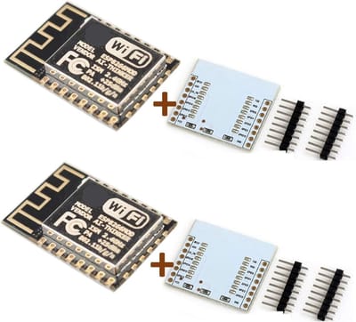 Wifi Module - Draadloze Zender - Project Ontwikkeling - Verbeterde Stabiliteit - 2 Stuks - Zwart