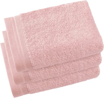 De Witte Lietaer Gastendoekjes Contessa Pearl Pink- set 3 stuks - 40 x 60 cm - Roze - Katoen