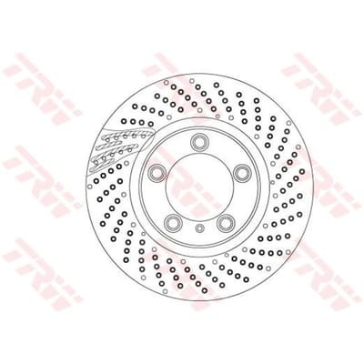 Remschijf TRW DF6541S