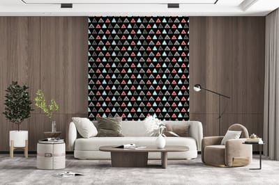 Behang - Fotobehang Jongens - Design - Driehoek - Breedte 165 cm x hoogte 220 cm