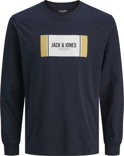 JACK&JONES - JJHAYATO TEE LS CREW NECK PLS - Jongens - Lange mouwen shirts