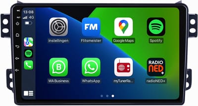 Carplay autoradio voor Suzuki Splash | 2008 t/m 2015 | Android 13 | Draadloos Apple Carplay & Android Auto | 2GB + 32GB | 8-Core processor | Davilon | 2025 model | 2008 2009 2010 2011 2012 2013 2014 2015 | Bluetooth & Wifi