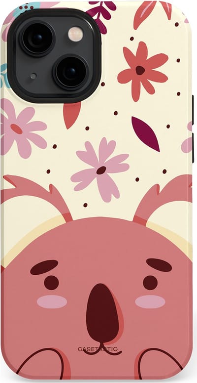 Casetastic Hoesje Geschikt voor Apple iPhone 13 Mini Magsafe - Stijlvolle Beschermende Duo-layer Case - Koala knuffel