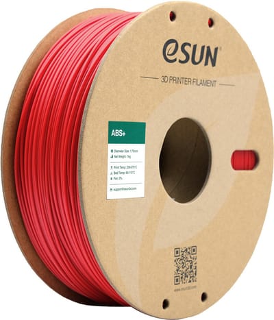 ESUN ABS Plus 2kg 3D-printfilament 1kg/rol 1,75mm Lage krimp, hoge sterkte, hoge taaiheid en hittebestendigheid 3D-printmateriaal voor de meeste 3D-printers