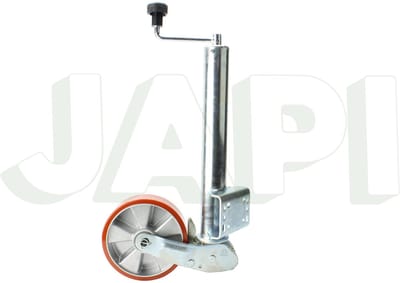 Neuswiel automatisch opklapbaar rond 60 mm – PU wiel 200×60 – 250 kg