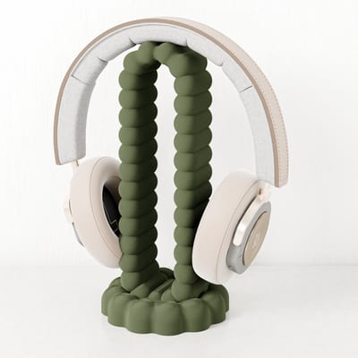 Headset houder groen - Fleuriek koptelefoon houder - Headset stand bureau accessoire - Headphone stand - Game accessoires voor koptelefoon