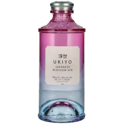 Ukiyo Spirits UKIYO Japanese Blossom Gin 40% Vol. 0,7l