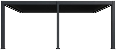 Orion Premium overkapping - E-LED - Muurbevestiging - 400x600 cm - Antraciet