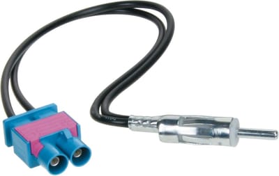 Antenne Adapter DIN Dubbel-FAKRA (m) - DIN (m) Audi -Seat -Maserati -Volkswagen -Skoda -Scania