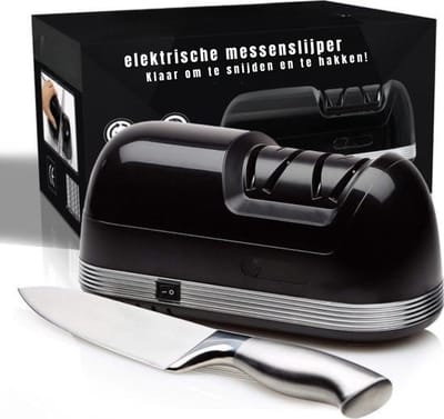 TIM® Elektrischemessenslijper-Messenslijper-Messenslijpers-Messenslijperelektrisch-Zwart-21cmx13cmx13cm