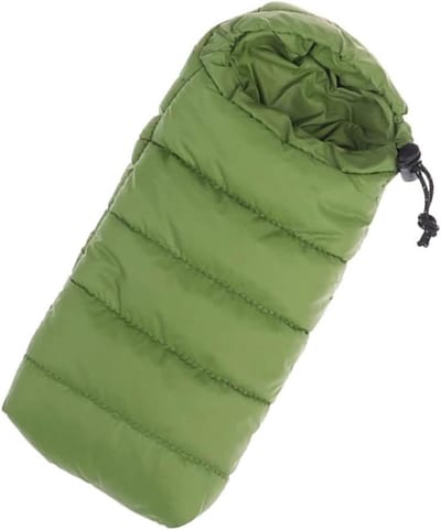 Poppen Slaapzak - Miniatuur Camping Gear - Poppen Fotografie - Bevordert Creativiteit - 18 cm Poppen - Groen