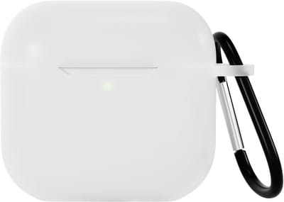 Transparante Beschermhoes voor AirPods 4 (2024) met Karabijnhaak - Flexibel TPU