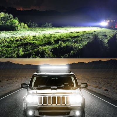 Froadp 405W LED-werklampen voor auto's en offroad – IP67 waterdicht, extra koplampen, mistlampen, geleide werklampen, robuuste LED-lichtbalk