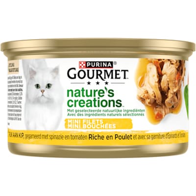 Gourmet Naturals Blik Tomaat - Spinazie 85 gr