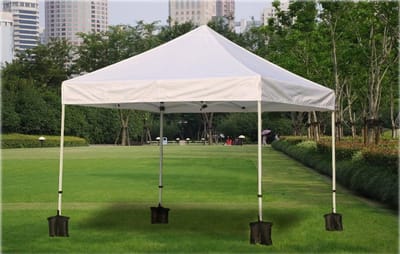 Candala Industriële kwaliteit zware dubbel gestikte gewichten tas, beengewichten voor pop-up luifel tent gewogen voeten zak zandzak 6 stuks -pack, zwart