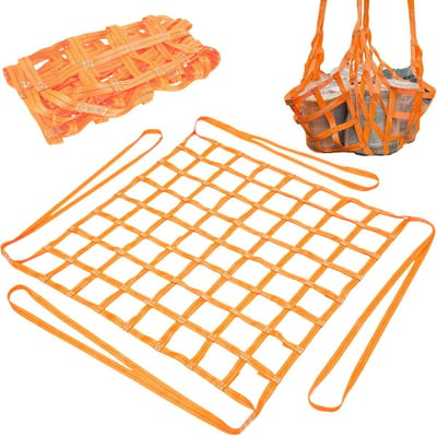 Hefnet Laadnet 1x1m Polyester 300kg Draagvermogen - Slijtvast Scheurvast Ladingzekering Net