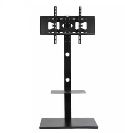 Universele TV vloerstandaard Vaylen - Voor 32"-65" inch - Standaard universeel - In hoogte Verstelbaar - Zwart