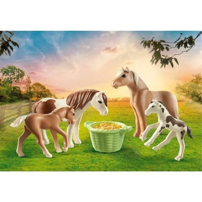 PLAYMOBIL Country 2 IJslandse pony's met veulens - 71000
