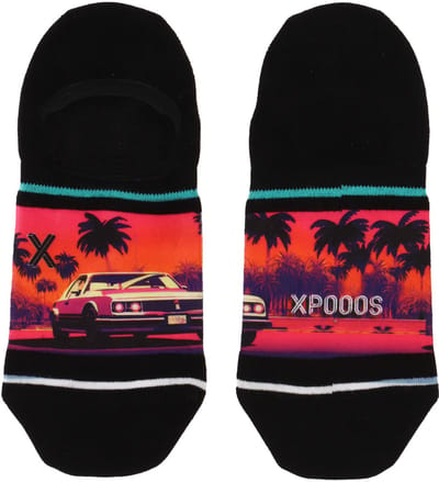 XPOOOS - Rodeo drive Heren invisibles Footies - 1-Pack - Maat 39/42