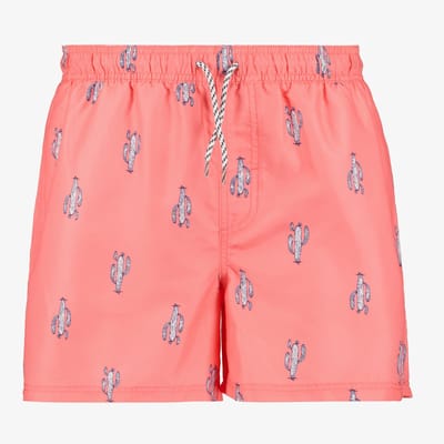 Osaga heren zwemshort met cactussen roze - Maat S - Zwembroek
