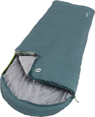 Outwell - Slaapzak - Campion - Lux - rits - links - groenblauw
