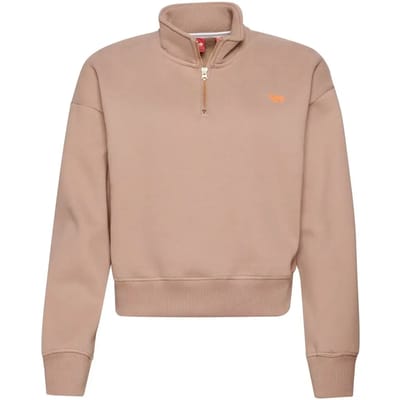 Damessweatshirt met tunische kraag en geborduurd logo Superdry Vintage