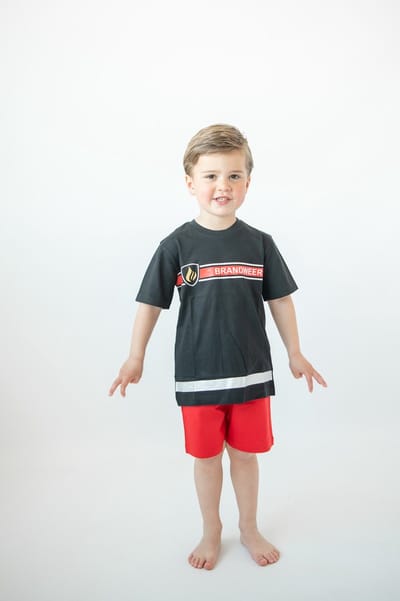 Fun2Wear - Shortama Brandweer - - Maat 68 -