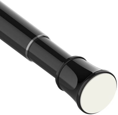 Dailygoods- Gordijnroede Uitschuifbaar - Telescopische Roede Zonder Boren - Verstelbare Gordijnroede - Met 8/12 Gordijnringen - Sterk en Duurzaam - Geschikt voor Glad/Ruw Oppervlak - Gordijnstang
