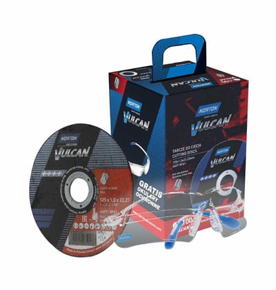 Norton Vulcan - Snijschijf - 125mm - INOX - Gratis Bril