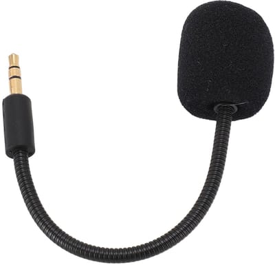 Allecto - Vervangende 3,5 Mm Jack Plug-in Headset-microfoon - Flexibele microfoonarm - Geschikt voor Gaming - Ruisonderdrukkend - Ideaal voor Barra...