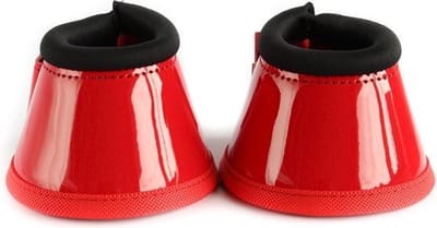 216 HB Harry and Hector springschoenen lak - rood - Minishetland