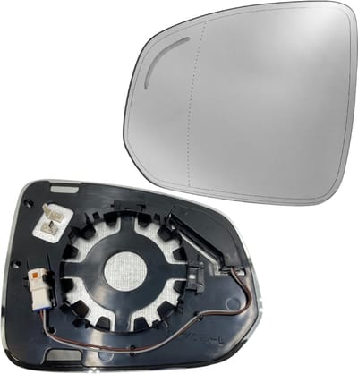BILMAX Linker Buitenspiegelglas Vervanging voor Volvo XC90 2015–2022, Verwarmd, Dodehoekassistent (BLIS), met Montageplaat (Bestuurderszijde)