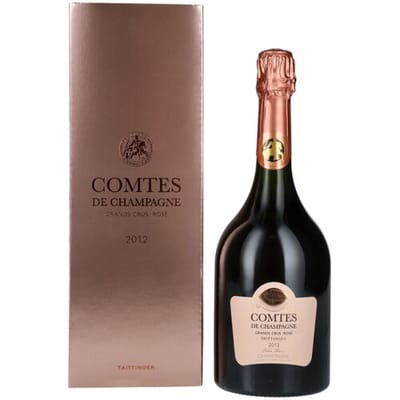 Taittinger Champagne Taittinger COMTES DE CHAMPAGNE Rosé 2012 12,5% Vol. 0,75l in geschenkverpakking