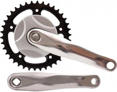 Crankstel - 38T - 170 mm - Zilver - Aluminium