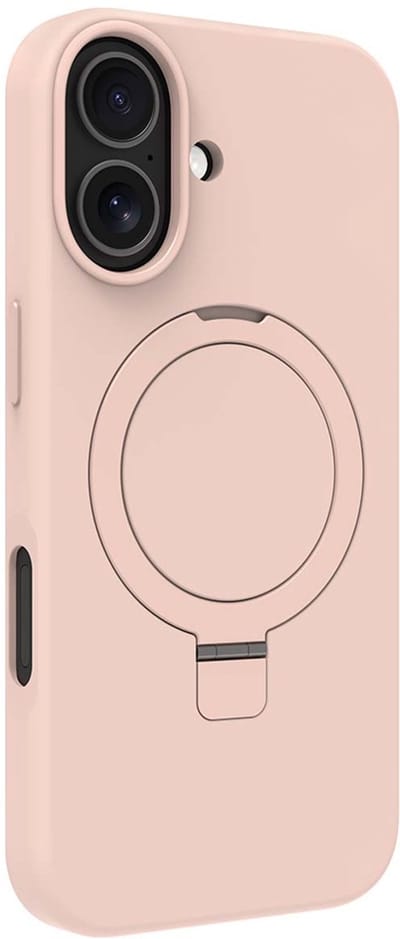 dbramante1928, Hoesje geschikt voor iPhone 17 - Roskilde Kickstand MagSafe met Ring Standaard, Roze