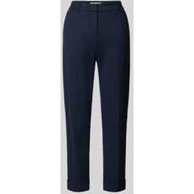 Stoffen broek met achterzakken