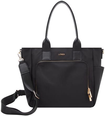 L.CREDI shopper schoudertas Penelope Shopper Black zwart