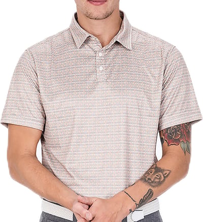 Func Factory mannen Poloshirt Edvin retroprint maat M