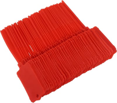 120 Stuks Herbruikbare Schrijfbare Kabelbinders met Groot Tekstveld, Waterdichte Plastic Kabelmarkeringen voor Kabelbeheer en Organisatie
