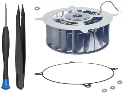 PS5 Vervangende Koelventilator, Interne Behuizing Ventilator, Extra Schokbestendige Afdichting O-ring voor PS5 CFI-1xxx-serie, Niet geschikt voor de Slim of Pro modellen