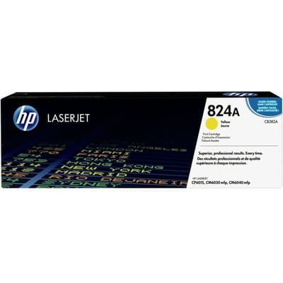 Tonercartridge hp cb382a 824a geel