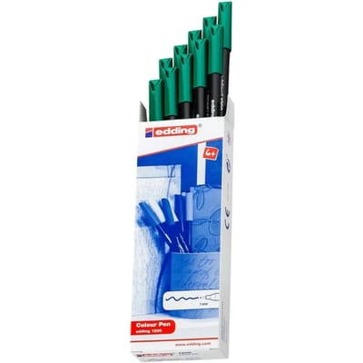 Fineliner edding 1200 004 fijn groen | 10 stuks