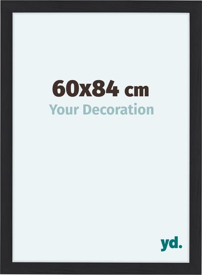 Your Decoration - Fotolijst 60x84 cm - MDF - Zwart Houtnerf - Como