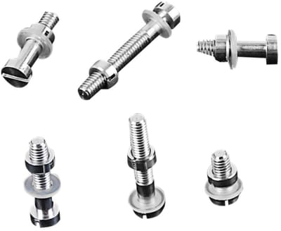 Montagekit Platenspelers - Schroefset - Platenspeler Reparatie - Eenvoudige Installatie - 1.85 cm - Zilver