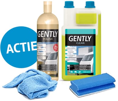 Gently Actiepakket - Polish + Clean (incl. doek en spons)