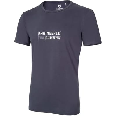 Ocun Classic Organic Efc T-shirt Met Korte Mouwen Grijs L Man