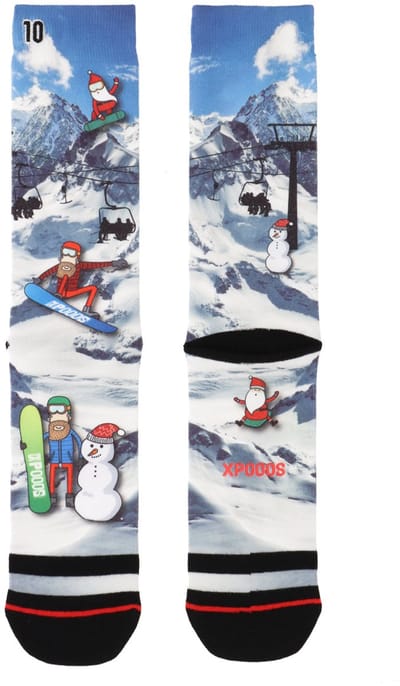 XPOOOS - Snowy Heren Sokken - 1-Pack - Maat 39-42