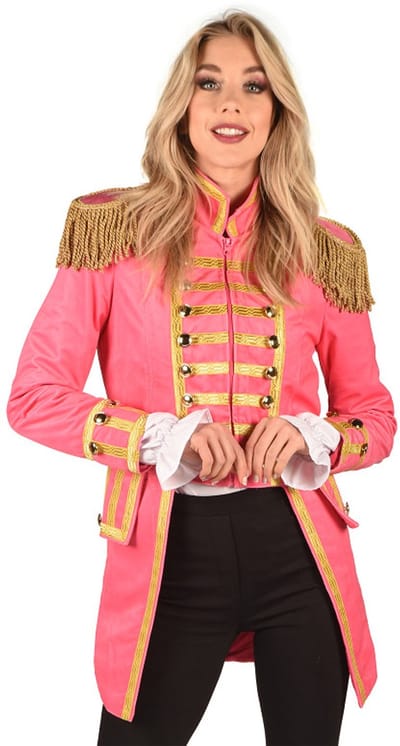 Thetru Carnavalsjas Dames - Fantasy World - Roze-Goud - Dames - Maat L